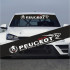 Сонцезахисна наклейка на лобове скло автомобіля - Peugeot sport, 135*20 см Сонцезахисна наклейка на лобове скло автомобіля - Peugeot sport, 135*20 см