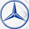 Вінілова наклейка на автомобіль - Логотип Mercedes-Benz v3 Вінілова наклейка на автомобіль - Логотип Mercedes-Benz v3