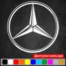 Вінілова наклейка на автомобіль - Логотип Mercedes-Benz v3 Вінілова наклейка на автомобіль - Логотип Mercedes-Benz v3