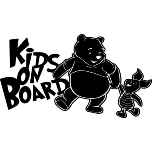 Вінілова наклейка на автомобіль - Kids on Board