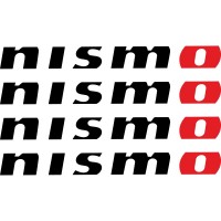 Набор виниловых наклеек  на ручки авто - Nissan Nismo (4 шт.)