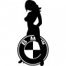Виниловая наклейка на автомобиль - БМВ Девушка | BMW Girl v2 Виниловая наклейка на автомобиль - БМВ Девушка | BMW Girl v2