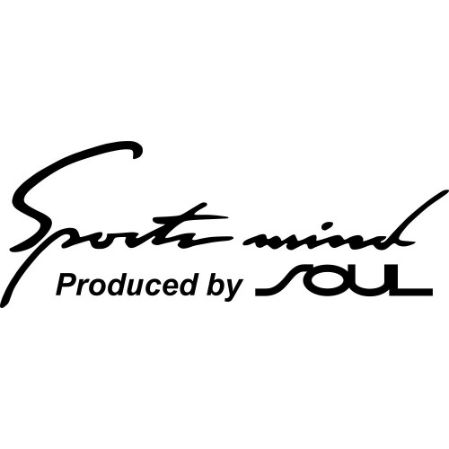 Вінілова наклейка на автомобіль - Sports mind produced by Soul