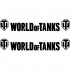 Набір вінілових наклейок на автомобіль - World OF Tanks (2шт) Набір вінілових наклейок на автомобіль - World OF Tanks (2шт)