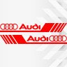 Набір вінілових наклейок на борт автомобіля - Audi v3 (2 шт) Набір вінілових наклейок на борт автомобіля - Audi v3 (2 шт)