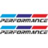 Набір наклейок на дзеркала авто - Perfomance (2шт) BMW