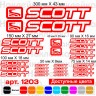 Вінілові наклейки на велосипед - набір Scott (24шт) Вінілові наклейки на велосипед - набір Scott (24шт)