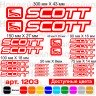 Виниловые наклейки на велосипед - набор Scott (24шт)