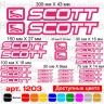 Вінілові наклейки на велосипед - набір Scott (24шт) Вінілові наклейки на велосипед - набір Scott (24шт)