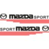 Набір наклейок на дзеркала авто - Mazda Sport (2шт) Набір наклейок на дзеркала авто - Mazda Sport (2шт)