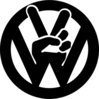 Виниловая наклейка на автомобиль - Volkswagen Victory