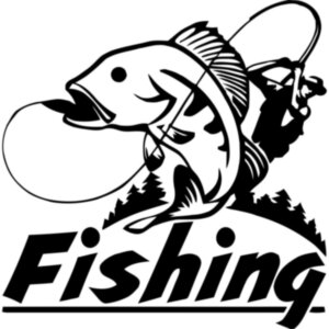 Вінілова наклейка на автомобіль - Fishing | Риболовля v5