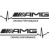 Набір вінілових наклейок на автомобіль - AMG Driving Performance (2шт) Набір вінілових наклейок на автомобіль - AMG Driving Performance (2шт)