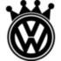 Вінілова наклейка на автомобіль - Volkswagen Корона v2