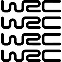 Набор виниловых наклеек  на ручки авто - WRC (4 шт.)