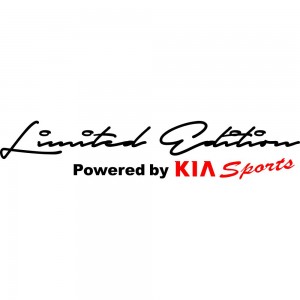Вінілова наклейка на автомобіль - Limited Edition Powered by KIA Sports