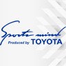 Виниловая наклейка на автомобиль - Sports mind produced by Toyota Виниловая наклейка на автомобиль - Sports mind produced by Toyota