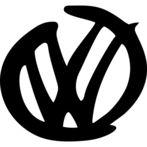 Вінілової наклейки на автомобіль - Volkswagen логотип