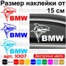 Виниловая наклейка на автомобиль - Акула BMW v2