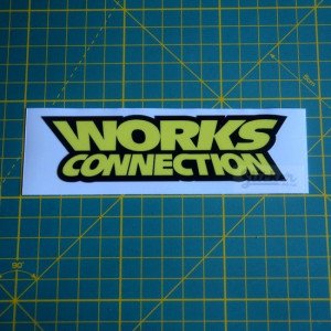 Вінілова наклейка на мотоцикл - Works Connection
