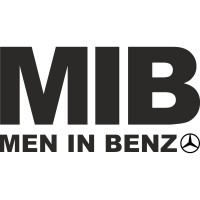 Вінілова наклейка на автомобіль - MIB Men in Benz