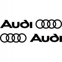 Набір вінілових наклейок на автомобіль - Audi
