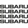 Набір вінілових наклейок на ручки авто - Subaru (4 шт.) Набір вінілових наклейок на ручки авто - Subaru (4 шт.)