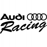 Виниловая наклейка на автомобиль - Audi Racing