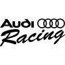 Вінілова наклейка на автомобіль - Audi Racing Вінілова наклейка на автомобіль - Audi Racing
