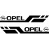 Набор виниловых наклеек на борт автомобиля - Opel (2 шт) v2 Набор виниловых наклеек на борт автомобиля - Opel (2 шт) v2