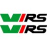 Набір наклейок на дзеркала авто - Skoda VRS (2шт) Набір наклейок на дзеркала авто - Skoda VRS (2шт)