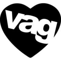 Вінілова наклейка на автомобіль - Серце VAG