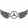 Виниловая наклейка на автомобиль - Крылья Mercedes-Benz Виниловая наклейка на автомобиль - Крылья Mercedes-Benz