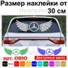 Виниловая наклейка на автомобиль - Крылья Mercedes-Benz Виниловая наклейка на автомобиль - Крылья Mercedes-Benz