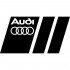 Вінілова наклейка на автомобіль - Audi v2