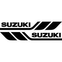 Набір вінілових наклейок на борт автомобіля - Suzuki (2 шт)