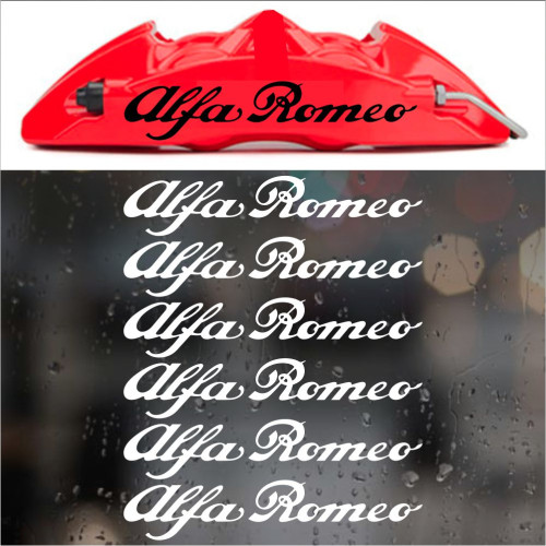 Наклейки на супорти та диски - Alfa Romeo (6 шт.)