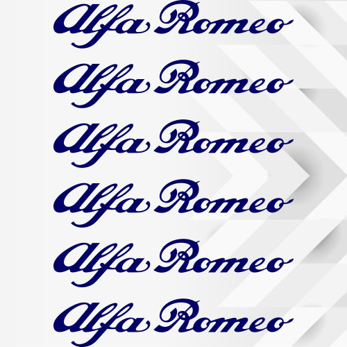 Наклейки на супорти та диски - Alfa Romeo (6 шт.)