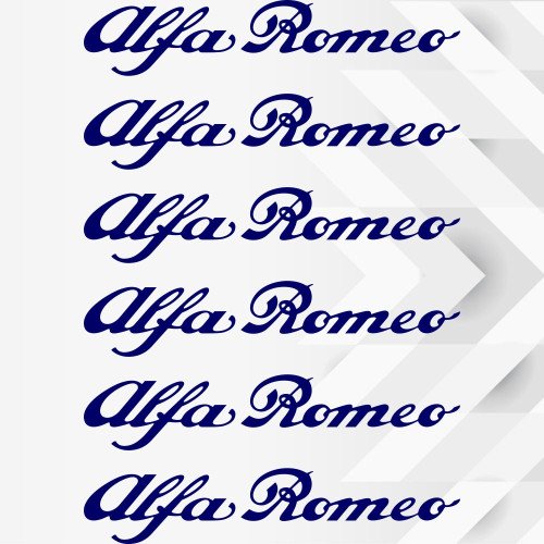 Наклейки на суппорта и диски - Alfa Romeo (6 шт.)