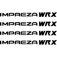 Набір вінілових наклейок на ручки авто - Impreza WRX (4 шт.) Subaru