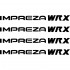Набор виниловых наклеек на ручки авто - Impreza WRX (4 шт.) Subaru Набор виниловых наклеек на ручки авто - Impreza WRX (4 шт.) Subaru
