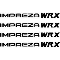 Набір вінілових наклейок на ручки авто - Impreza WRX (4 шт.) Subaru