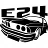 Вінілова наклейка на автомобіль - BMW e24