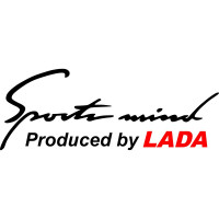Вінілова наклейка на автомобіль - Sports mind produced by Lada