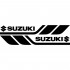 Набір вінілових наклейок на борт автомобіля - Suzuki (2 шт) v2