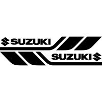 Набор виниловых наклеек на борт автомобиля - Suzuki (2 шт) v2