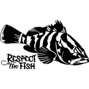 Вінілова наклейка на автомобіль - Respect the fish