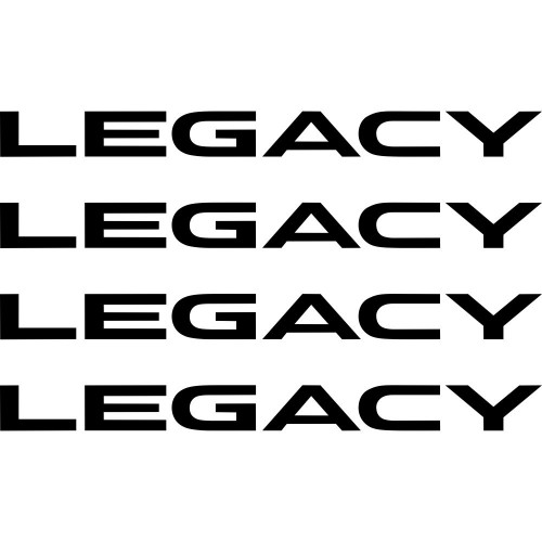 Набор виниловых наклеек на ручки авто - Legacy Subaru (4 шт.)