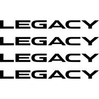Набор виниловых наклеек  на ручки авто - Legacy Subaru (4 шт.) 