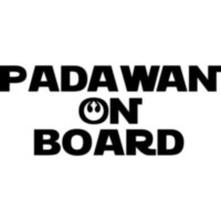 Вінілова наклейка на автомобіль - Padawan on Board